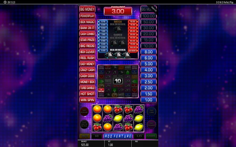 Deal or No Deal winning spin