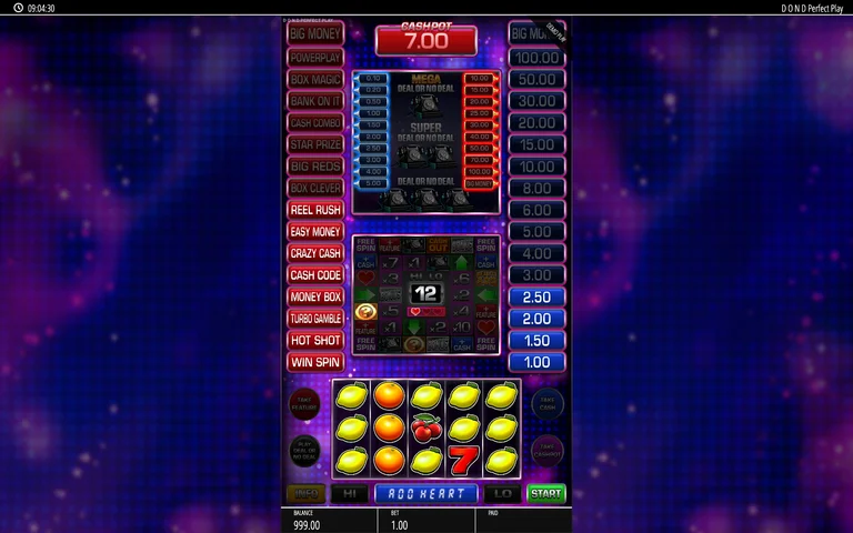 Deal or No Deal winning spin